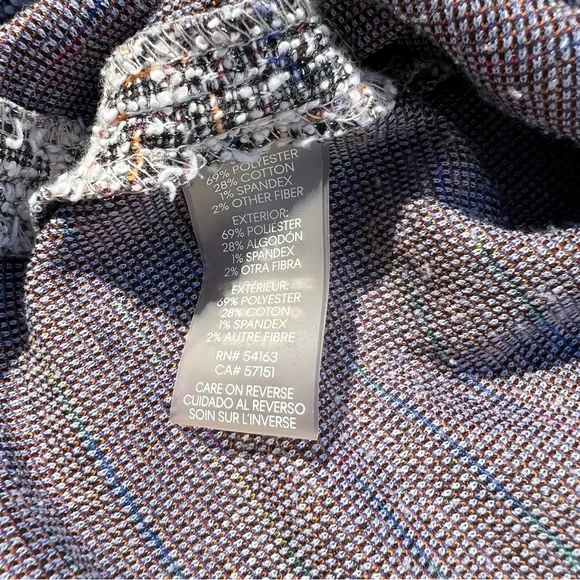 Calvin Klein Multicolor Tweed Short-Sleeve Midi Dress - Picture 7 of 7